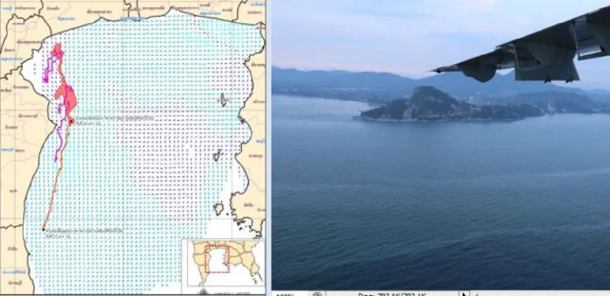 (UPDATE #4) Hua Hin oil slick: From oil tanker? Fishing boats? Still not sure.