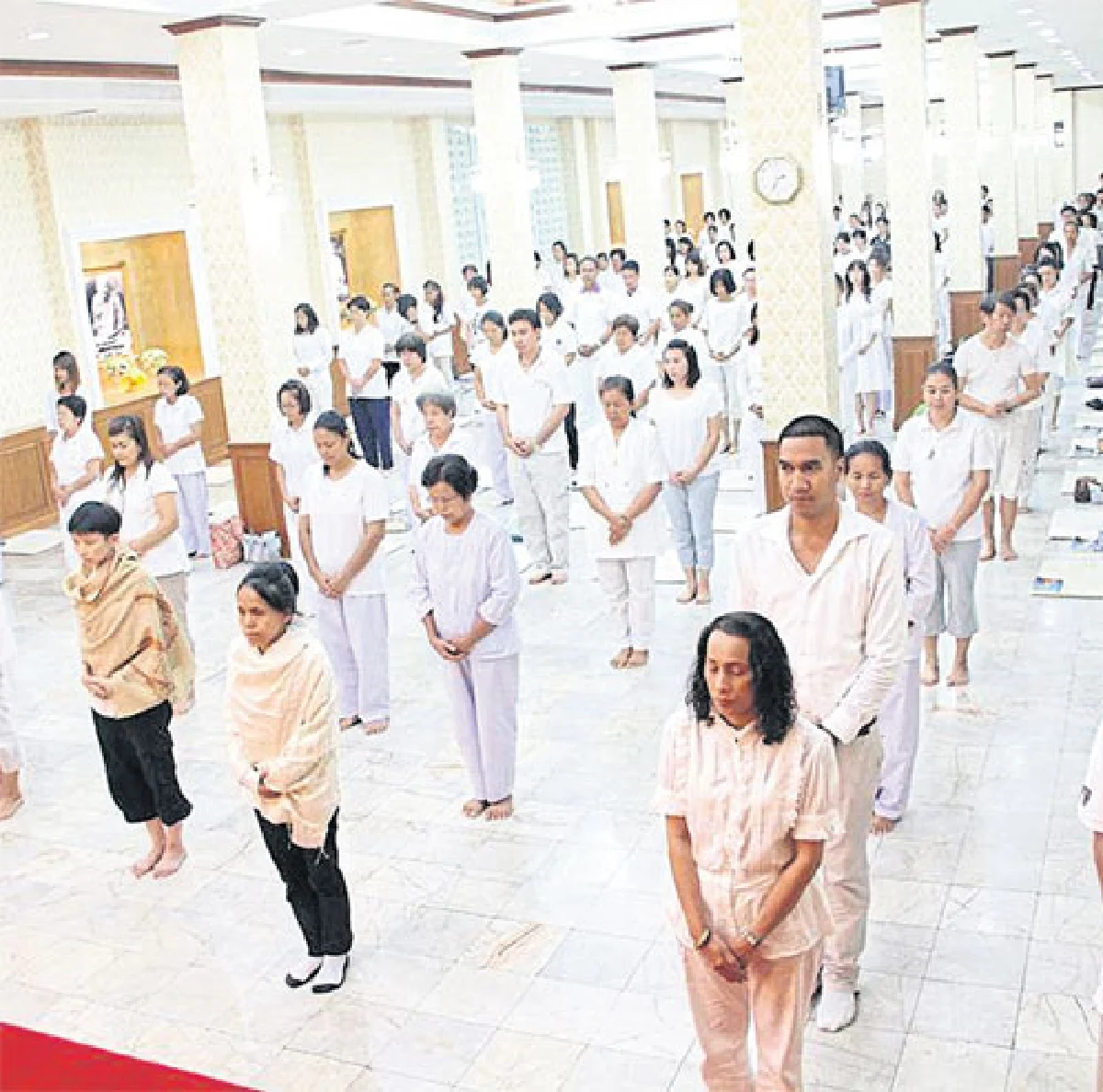 ปฏิบัติธรรม สบายจิต ที่วัดยานนาวา