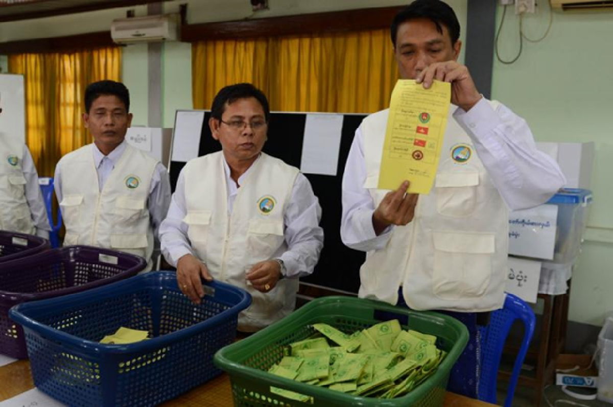 Myanmar vote count continues (Updated Monday)