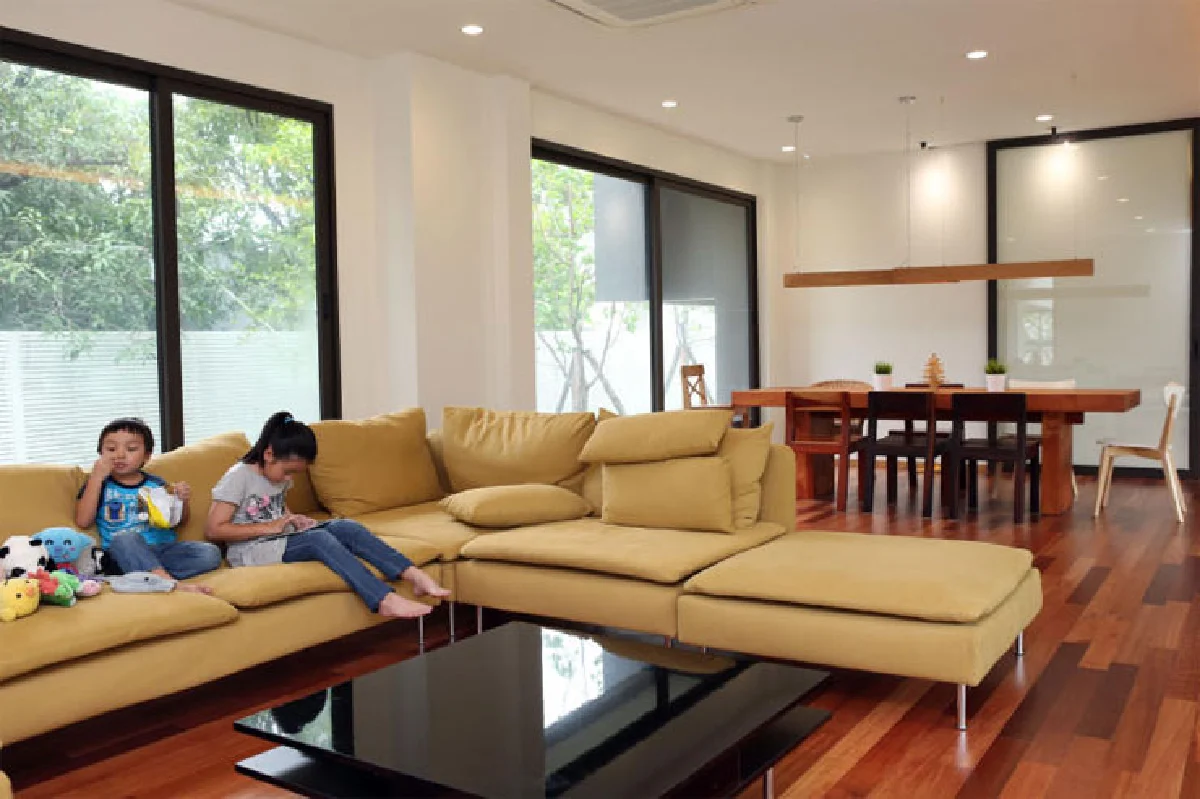 บุญนิตย์ มัธยมจันทร์ ทำห้องครัวให้เป็นห้องนั่งเล่น