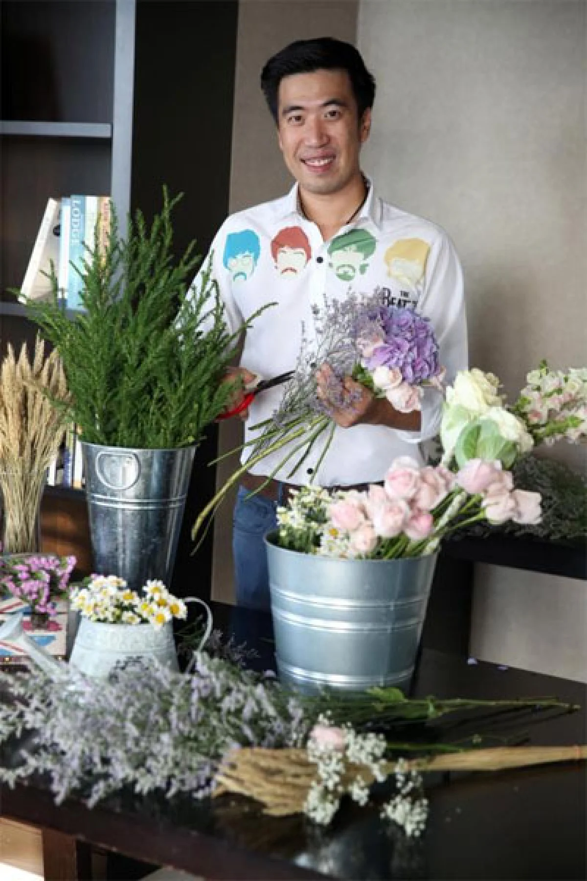 ความสุขที่กลางใจ เมื่อมอบดอกไม้ให้คนที่รัก