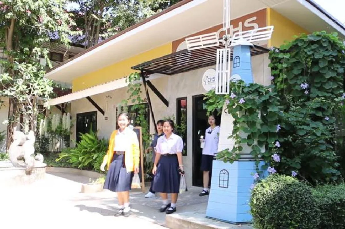 CHS mini company ร้านกาแฟสุดชิก ฝีมือนักเรียน