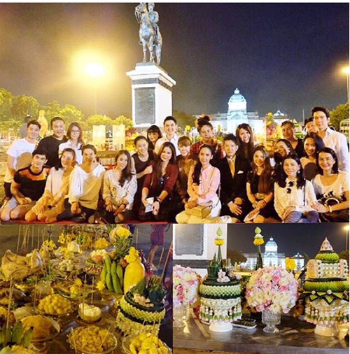 อั้ม ยกแก๊งเพื่อนไหว้ ร.5 ขอพรให้ ปอ หายป่วย