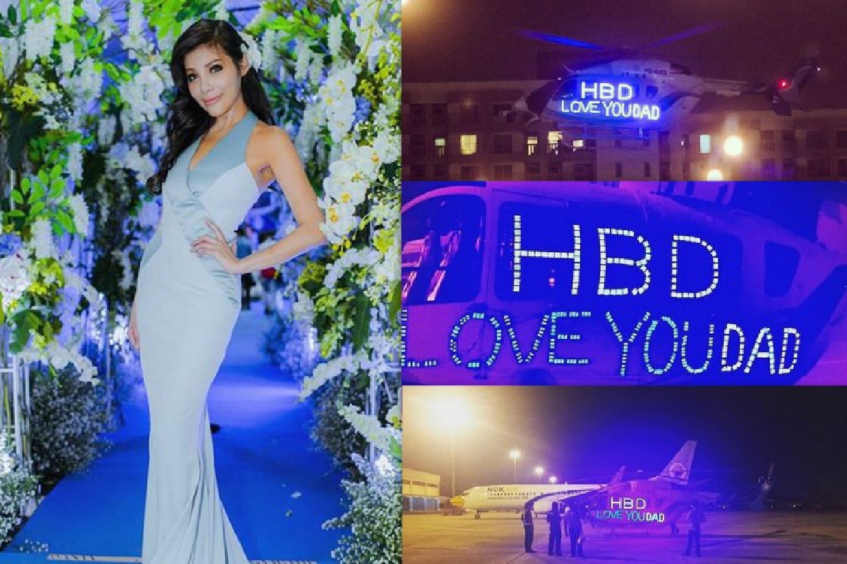 อลังการงานช้าง! แหวนแหวน จัดเต็ม จ้างเฮลิคอปเตอร์ HBD คุณพ่อ อลังการงานช้าง! แหวนแหวน จัดเต็ม จ้างเฮลิคอปเตอร์ HBD คุณพ่อ