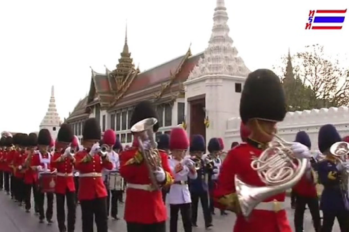 ทหารรักษาพระองค์สวนสนามเทิดพระเกียรติ5ธ.ค.