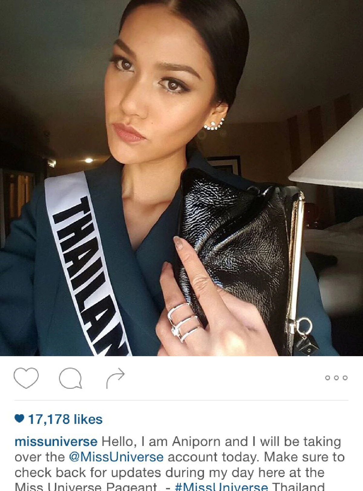 แนท อนิพรณ์ รับหน้าที่ดูแลไอจีมิสยูนิเวิร์ส 1 วัน เธอโพสต์อะไรบ้าง?