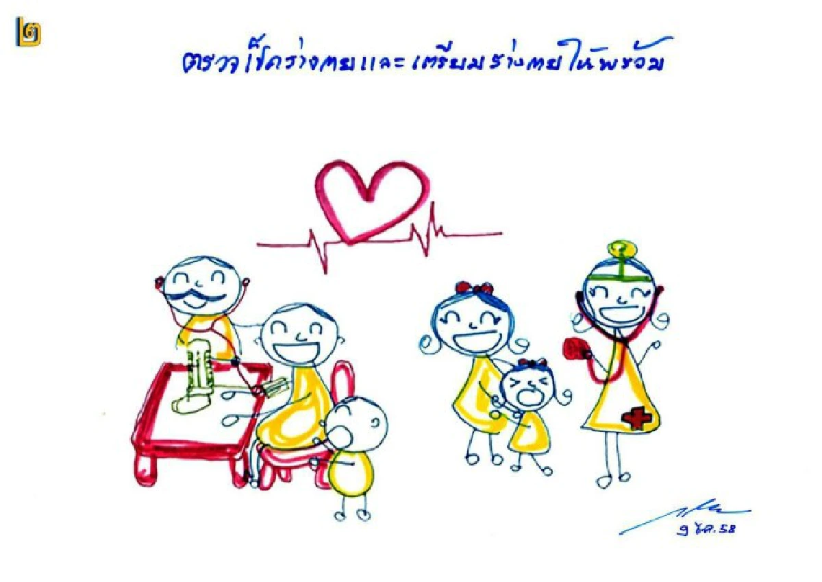 สมเด็จพระบรมฯพระราชทานภาพฝีพระหัตถ์7ข้อห่วงใย "ปั่นเพื่อพ่อ"