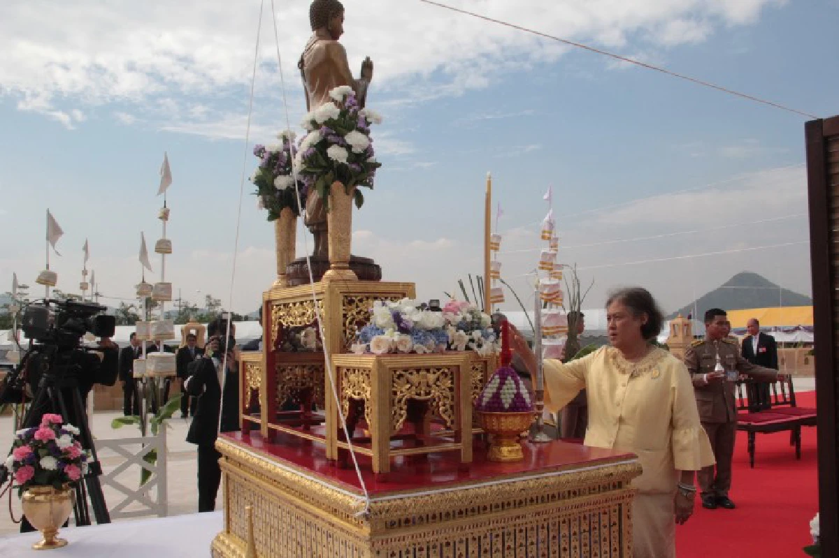 สมเด็จพระเทพฯเสด็จฯพิธีสมโภช "พระพุทธเมตตาฯ"
