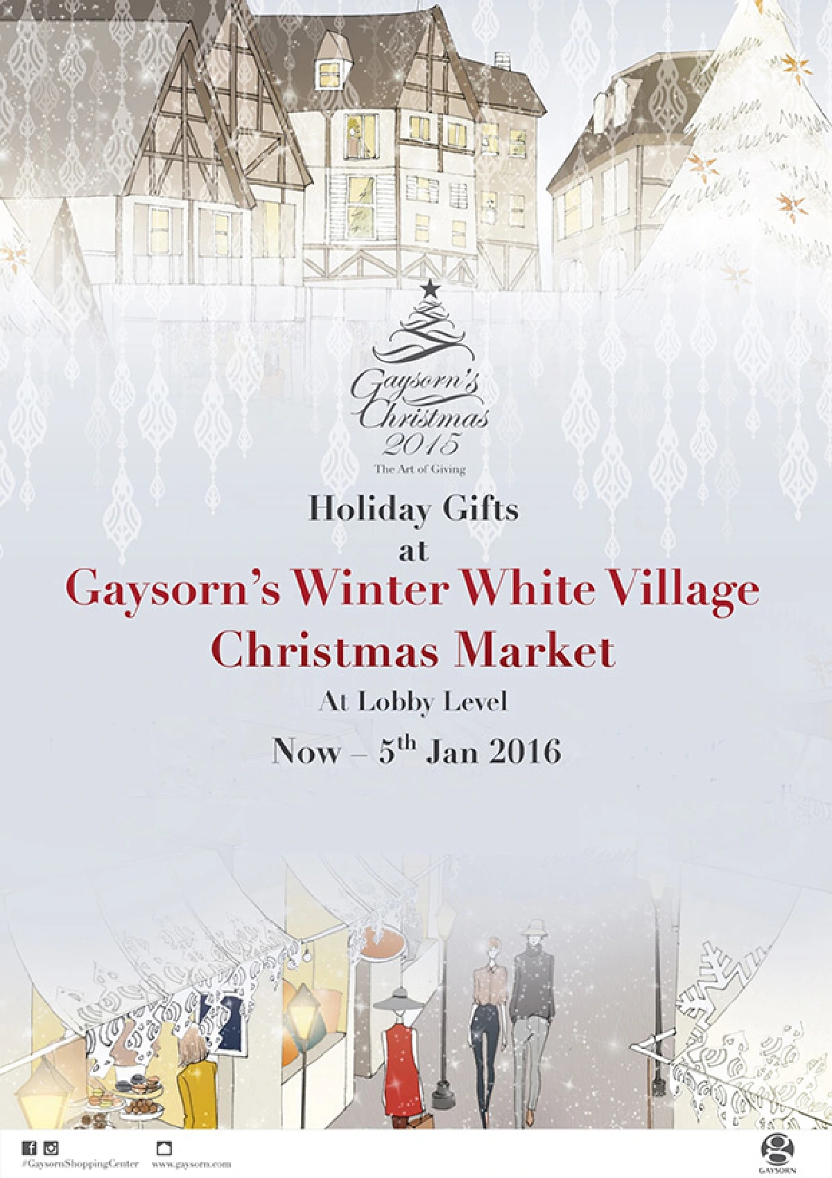 “GAYSORN’S CHRISTMAS MARKET” สะท้อนเรื่องราวของ “ศิลปะแห่งการให้” ผ่าน “ของแทนใจ” อันทรงคุณค่า