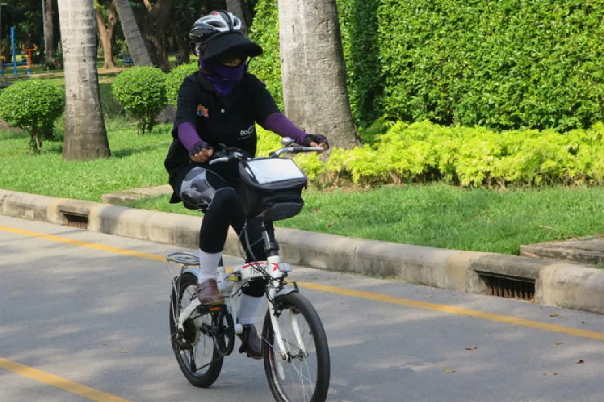ปั่นสบายปลอดภัยที่สวนลุมพินี