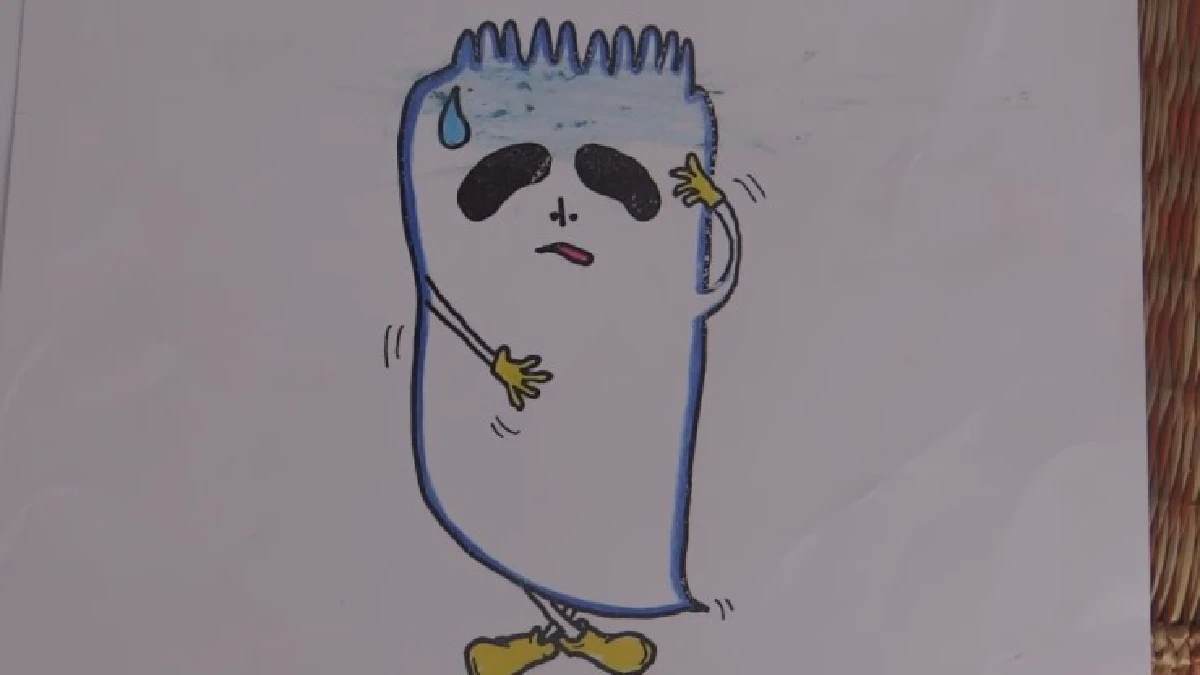 ศิลปินน้อยวัย 4 ขวบ ผู้ออกแบบสติ๊กเกอร์ LINE "ผีตาโบ๋"