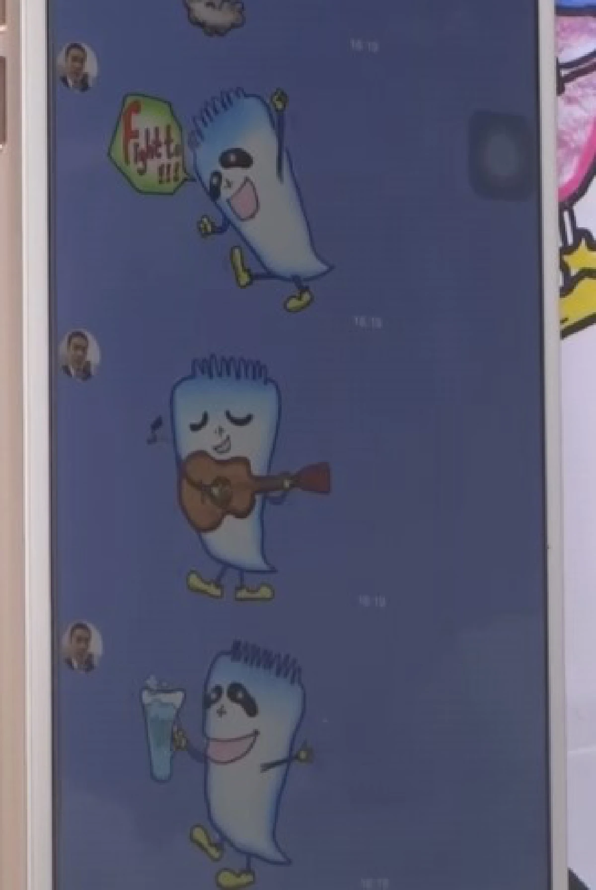 ศิลปินน้อยวัย 4 ขวบ ผู้ออกแบบสติ๊กเกอร์ LINE "ผีตาโบ๋"