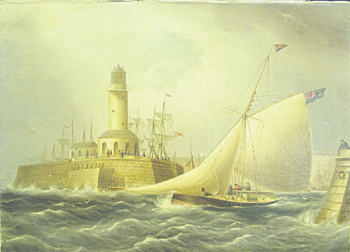 ภาพวาดเรือใบ ใครจะล้ำกว่า เจมส์ เอ็ดเวิร์ด บัทเทอร์เวิร์ท