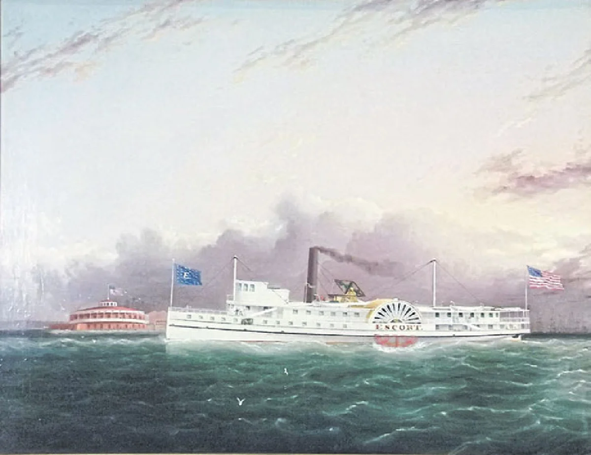 ภาพวาดเรือใบ ใครจะล้ำกว่า เจมส์ เอ็ดเวิร์ด บัทเทอร์เวิร์ท