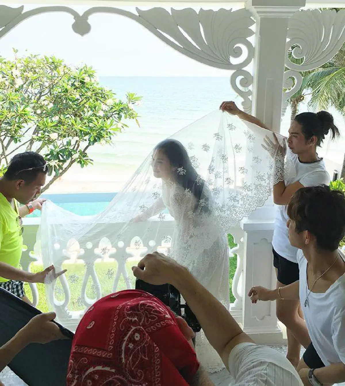 หวานเว่อร์! เบื้องหลังพรีเวดดิ้ง โบ-แบงค์ ริมทะเลหัวหิน