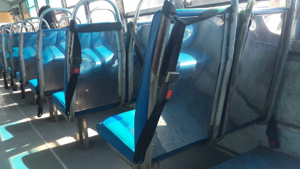 สาย680ติดเข็มขัดนิรภัยบนรถเมล์แต่ผู้คนไม่นิยม