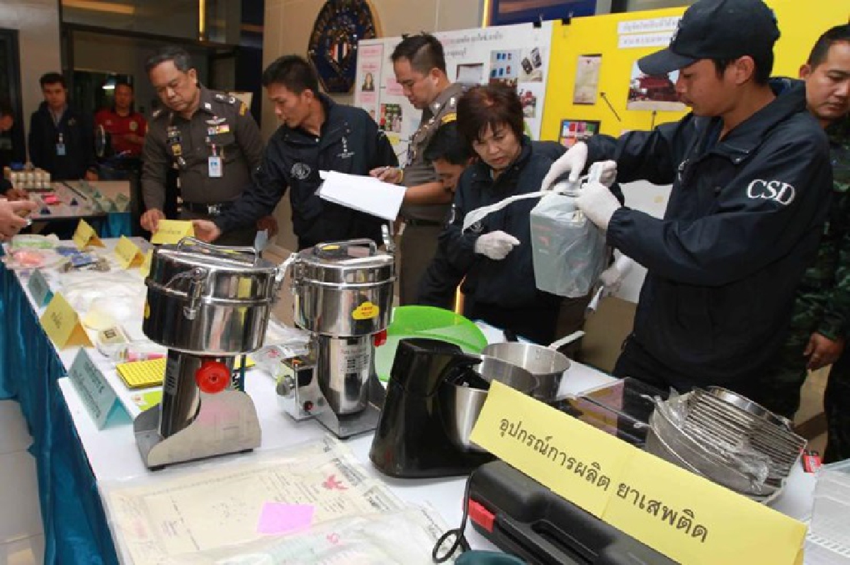 กองปราบฯจับยาบ้าสูตรใหม่ผสมไอซ์เกือบแสนเม็ด กองปราบฯจับยาบ้าสูตรใหม่ผสมไอซ์เกือบแสนเม็ด