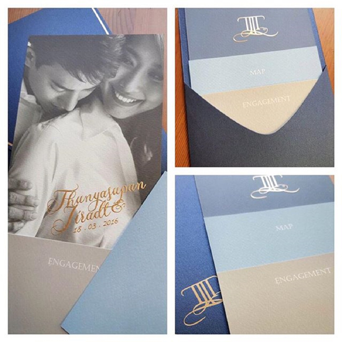 ส่องภาพ!การ์ดแต่งงาน โบ-เอก เด็กวัดร้อยล้าน เรียบหรูดูดี