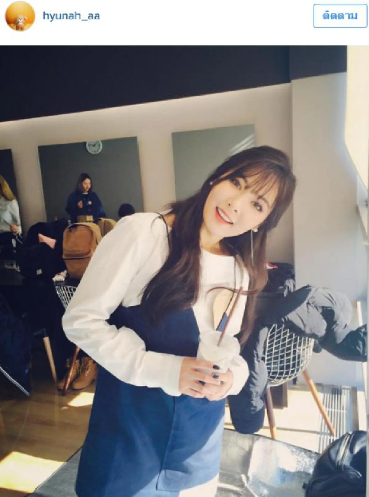 แฟนคลับยัน! ฮยอนอา แต่งหน้าน้อยๆก็สวยได้