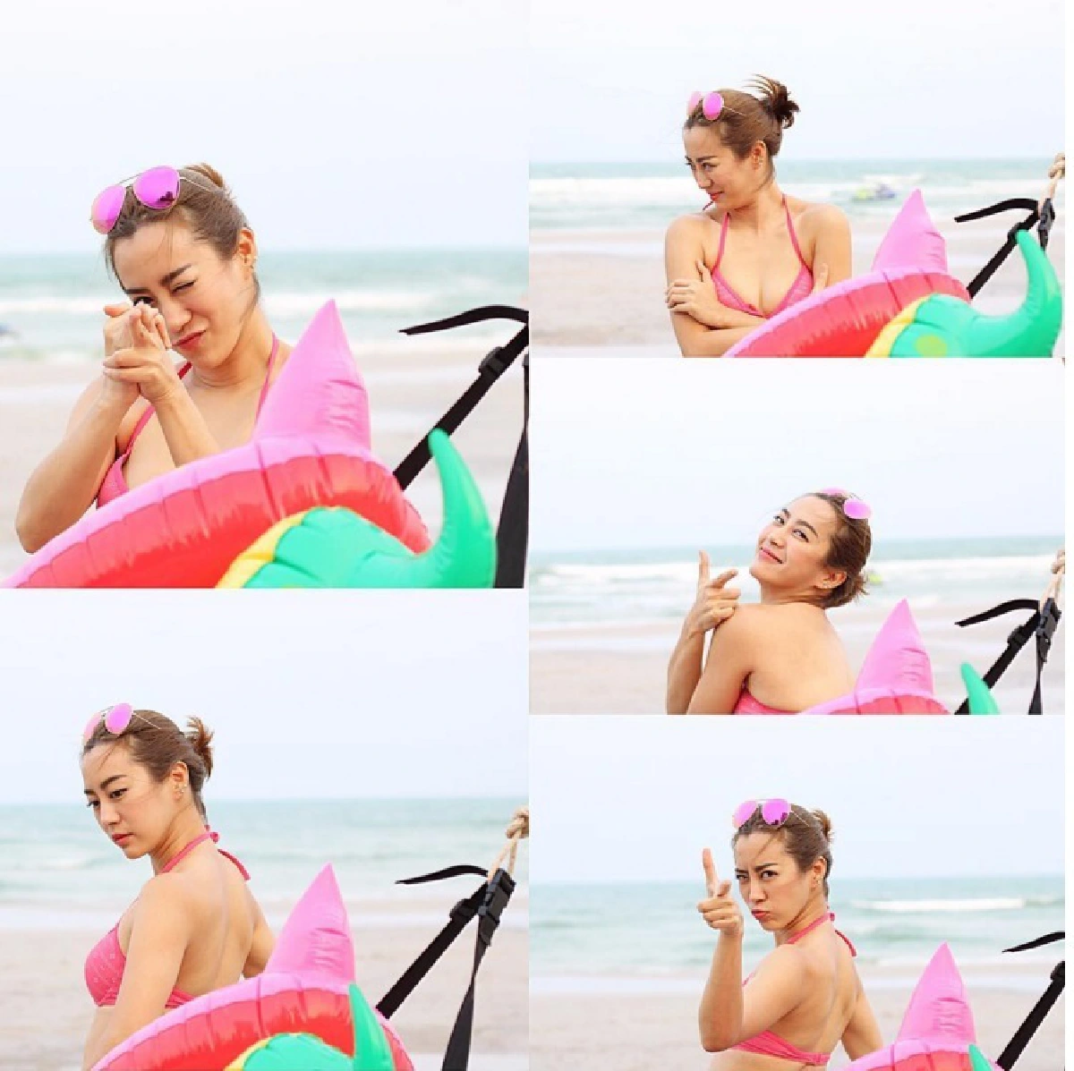 วีเจจ๋า อวดหุ่นแซ่บเที่ยวหัวหิน เมฆ ตามเทคแคร์ไม่ห่าง!