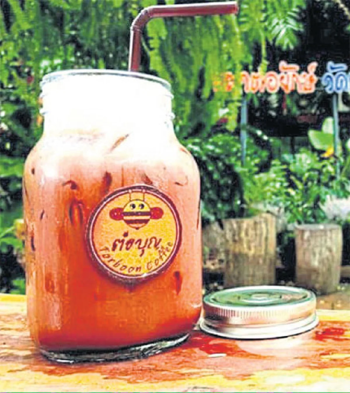 ดื่มกาแฟต่อบุญที่วัดแค ทำบุญทำกุศลสร้างหอสวดมนต์