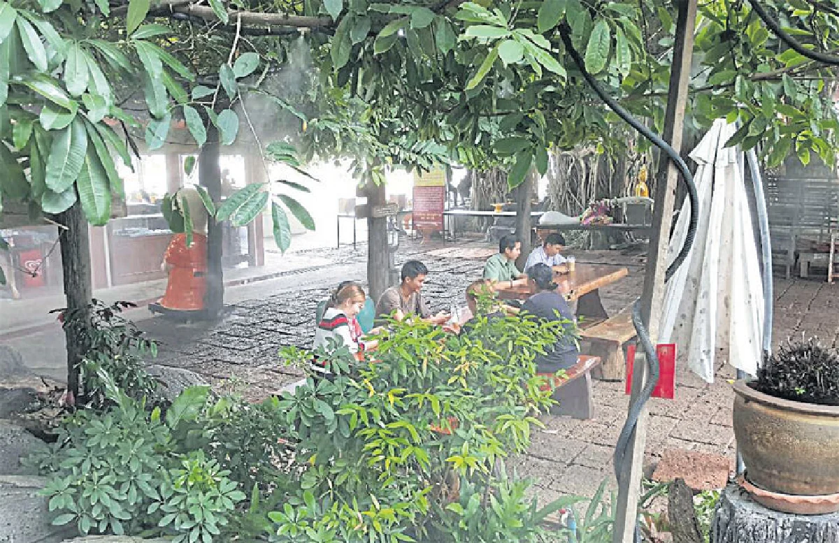 ดื่มกาแฟต่อบุญที่วัดแค ทำบุญทำกุศลสร้างหอสวดมนต์