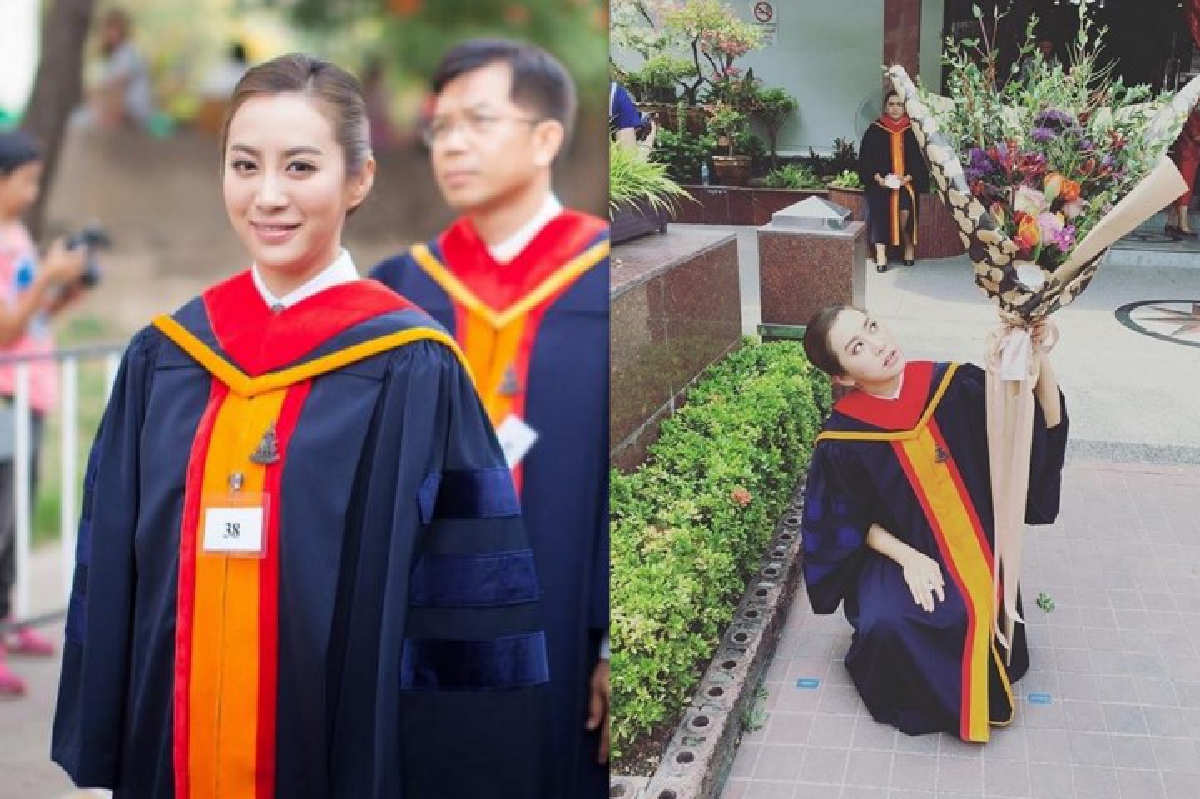 ว่าที่ด็อกเตอร์! วีเจจ๋า ซ้อมรับปริญญาเอกที่ม.รามคำแหง ว่าที่ด็อกเตอร์! วีเจจ๋า ซ้อมรับปริญญาเอกที่ม.รามคำแหง