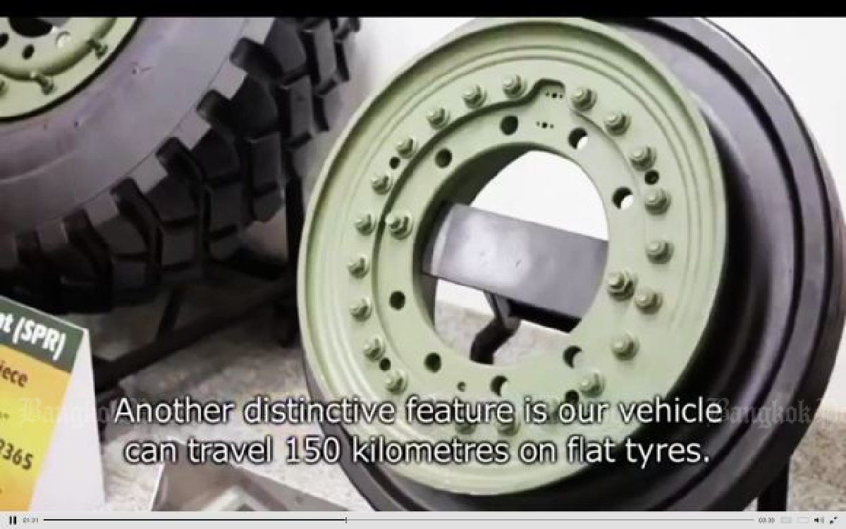 Thailand-made armoured vehicles
