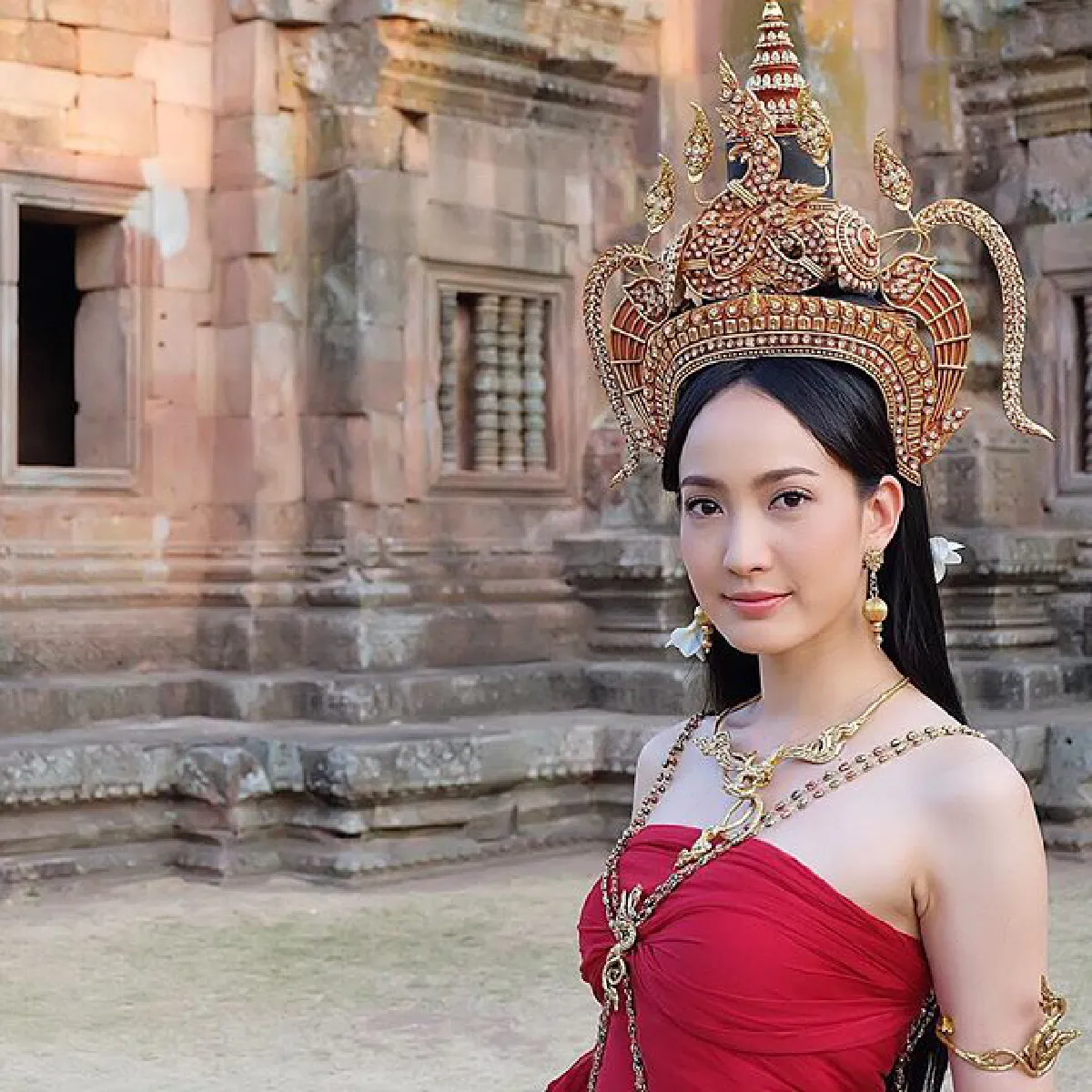 งดงามมาก! แต้ว ณฐพร คอสตูมแน่นจัดเต็ม ในลุคนางพญานาคี