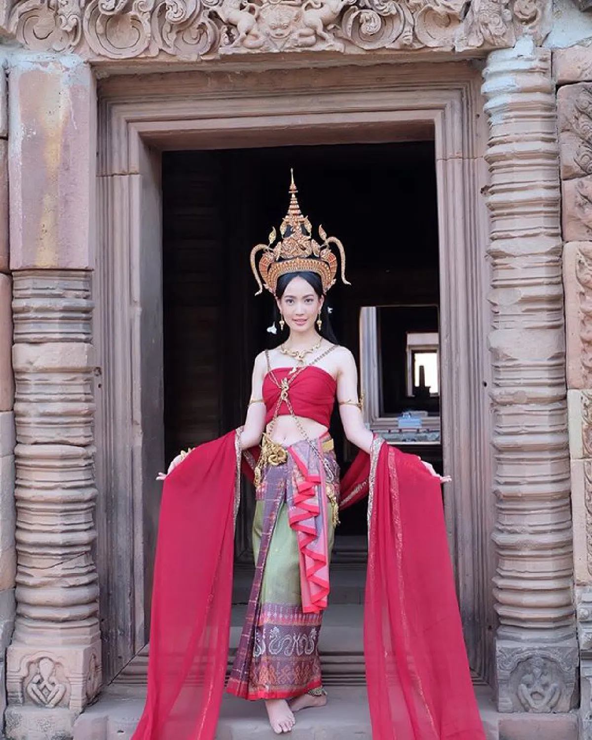 งดงามมาก! แต้ว ณฐพร คอสตูมแน่นจัดเต็ม ในลุคนางพญานาคี