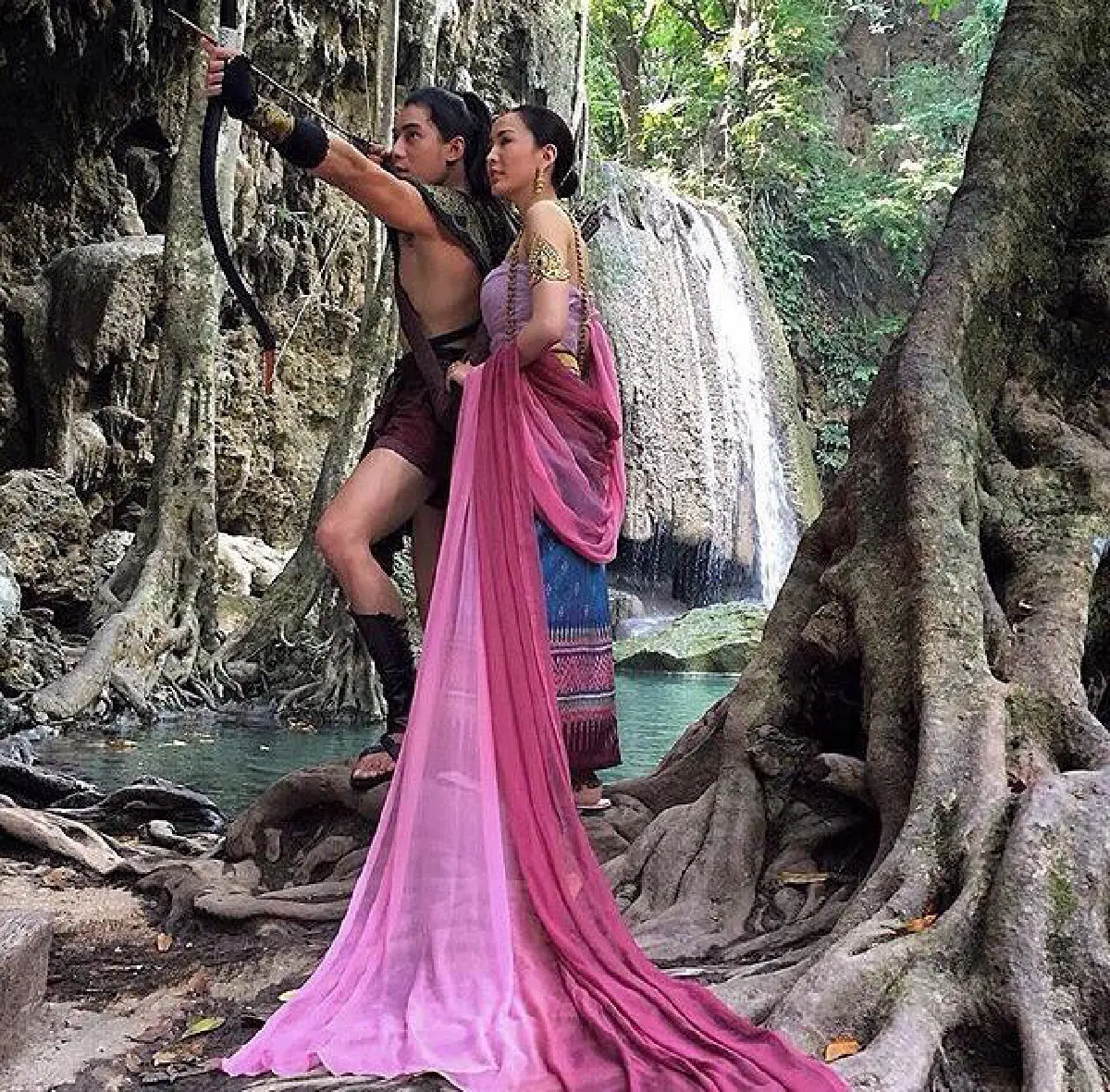 งดงามมาก! แต้ว ณฐพร คอสตูมแน่นจัดเต็ม ในลุคนางพญานาคี