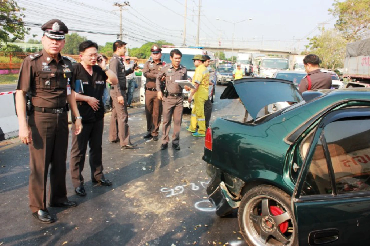 ระดมกำลังล่าตัวคนร้ายแหกด่านตรวจยิงเจ้าหน้าที่เจ็บย่านธัญบุรี