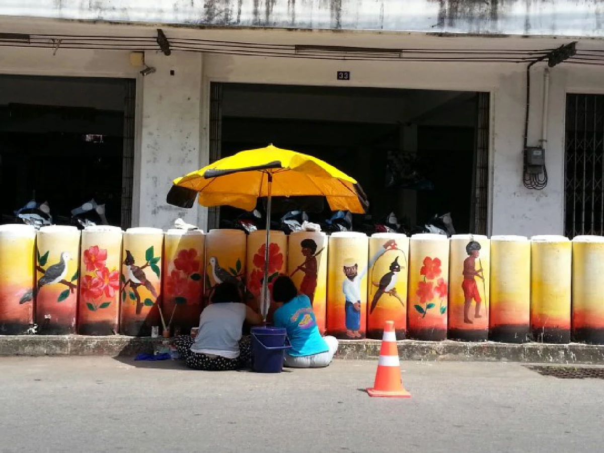 "ยะลา" ผุดศิลปะบนบังเกอร์ กระตุ้นท่องเที่ยว