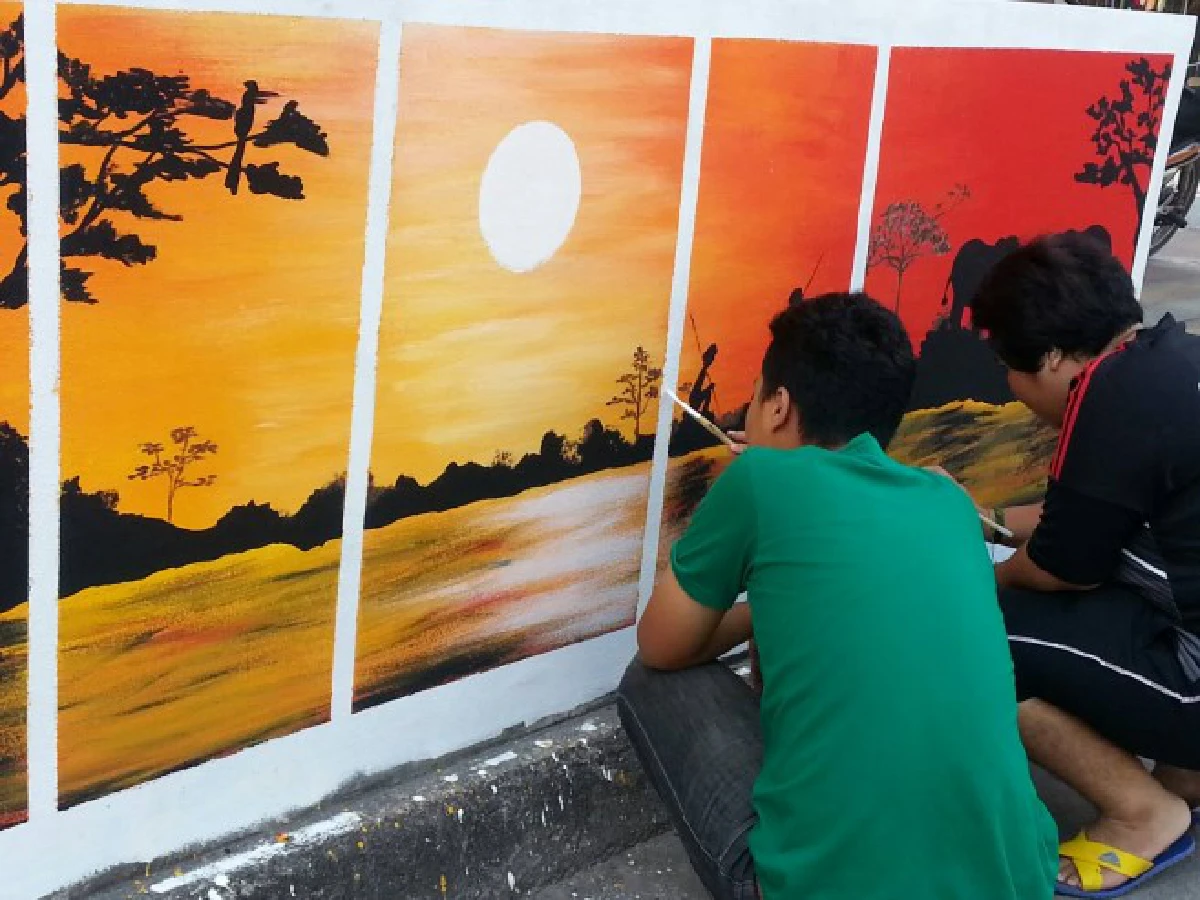 "ยะลา" ผุดศิลปะบนบังเกอร์ กระตุ้นท่องเที่ยว