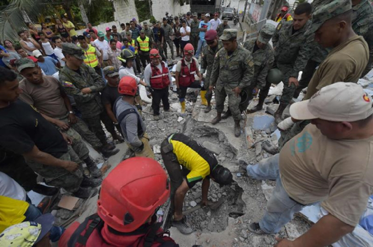 Ecuador quake "20 times" stronger than Japan quake