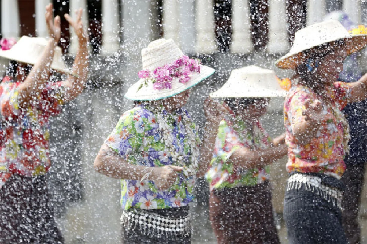 แสงภาปะทะอาฮี แห่ต้นดอกไม้ ราตรีถึงทิพา