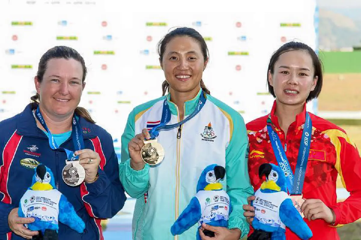 เฮทั้งประเทศ! "น้องณี" ซิวแชมป์โลกยิงเป้าบิน