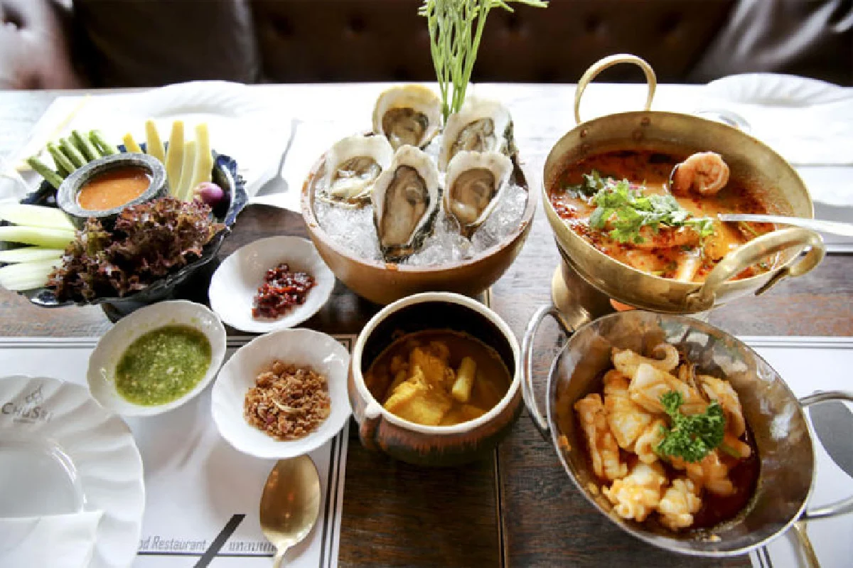 ซีฟู้ดบุฟเฟ่ต์อร่อยเต็มโต๊ะ @แหลมเกตุ เฮาส์