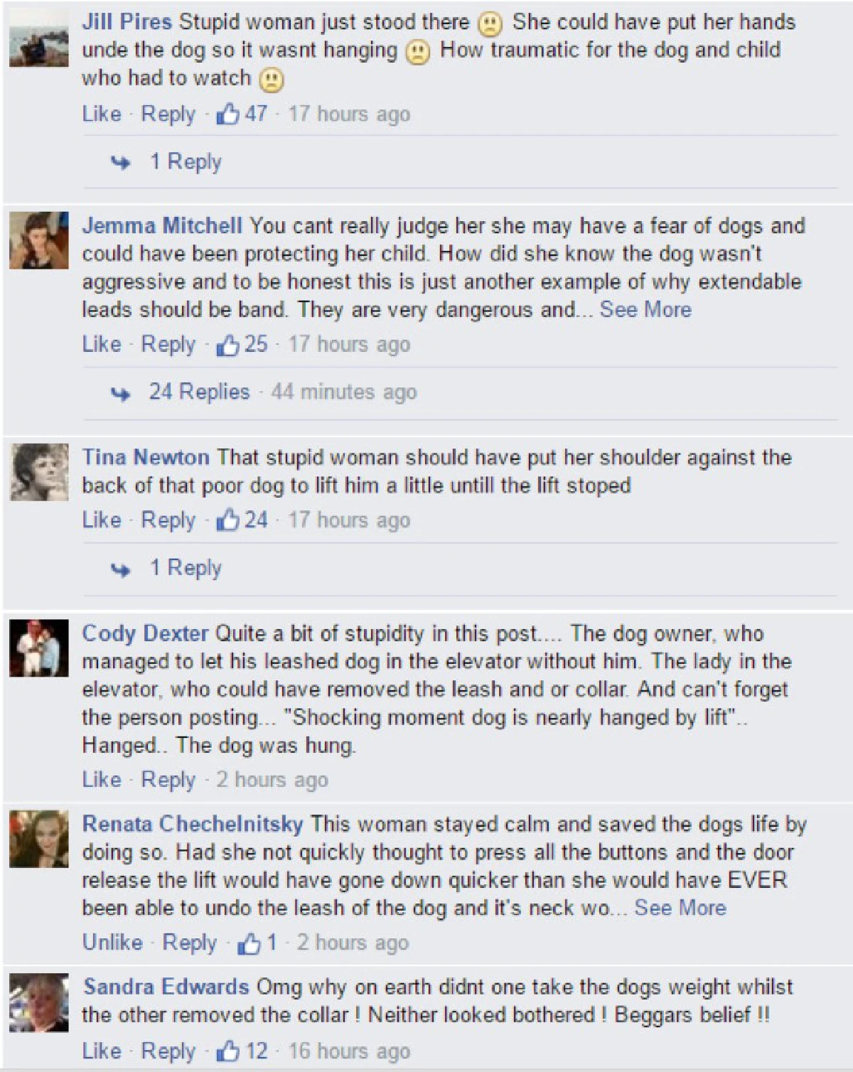 คลิปช็อก!ลูกหมาเกือบถูกเชือกจูงรัดคอตายในลิฟต์ ชาวเน็ตจวกหญิงเหมือนไม่ช่วย