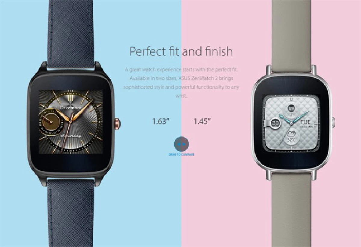 เปิดจองแล้ว! ASUS ZenWatch 2 สมาร์ทวอทช์พรีเมียม ราคาเริ่มต้น4,990บ.