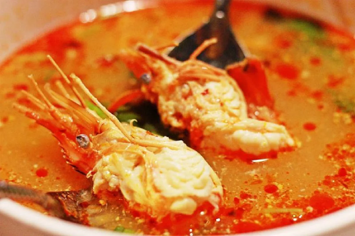 ป.ไร่ขิง กุ้งเผา ตัวโตสด..น้ำจิ้มรสเด็ด