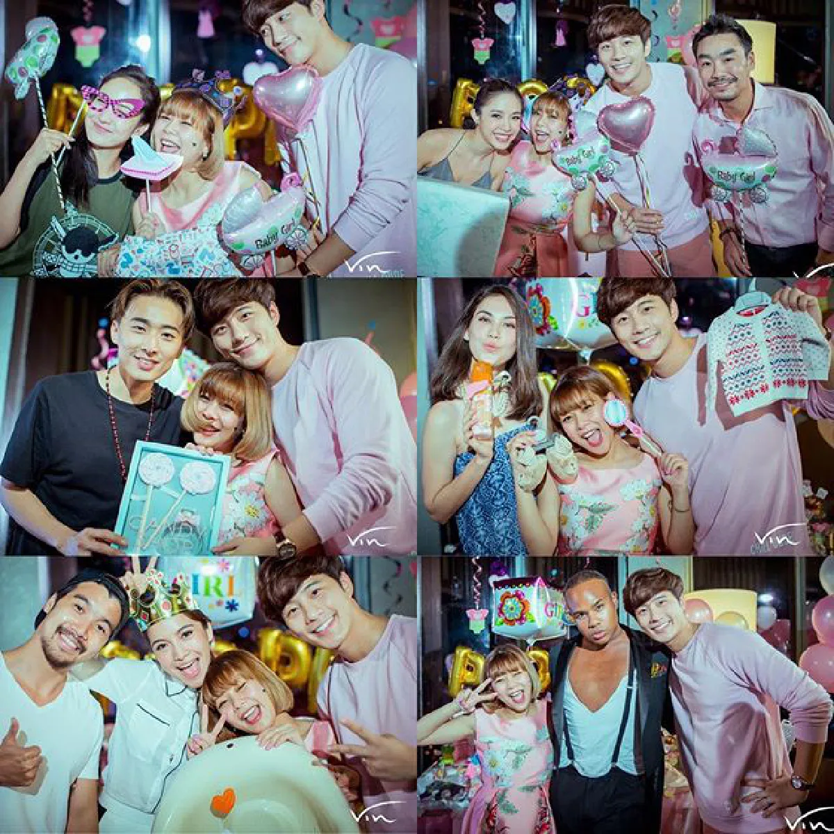 น่ารักมาก! กุ๊บกิ๊บ-บี้ จัดปาร์ตี้ฉลองต้อนรับลูกสาว น้องเป่าเปา