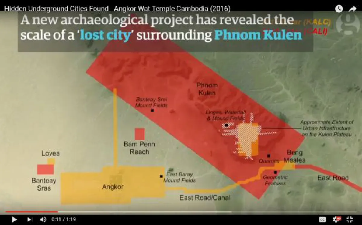 Ancient urban networks around Angkor Wat discovered