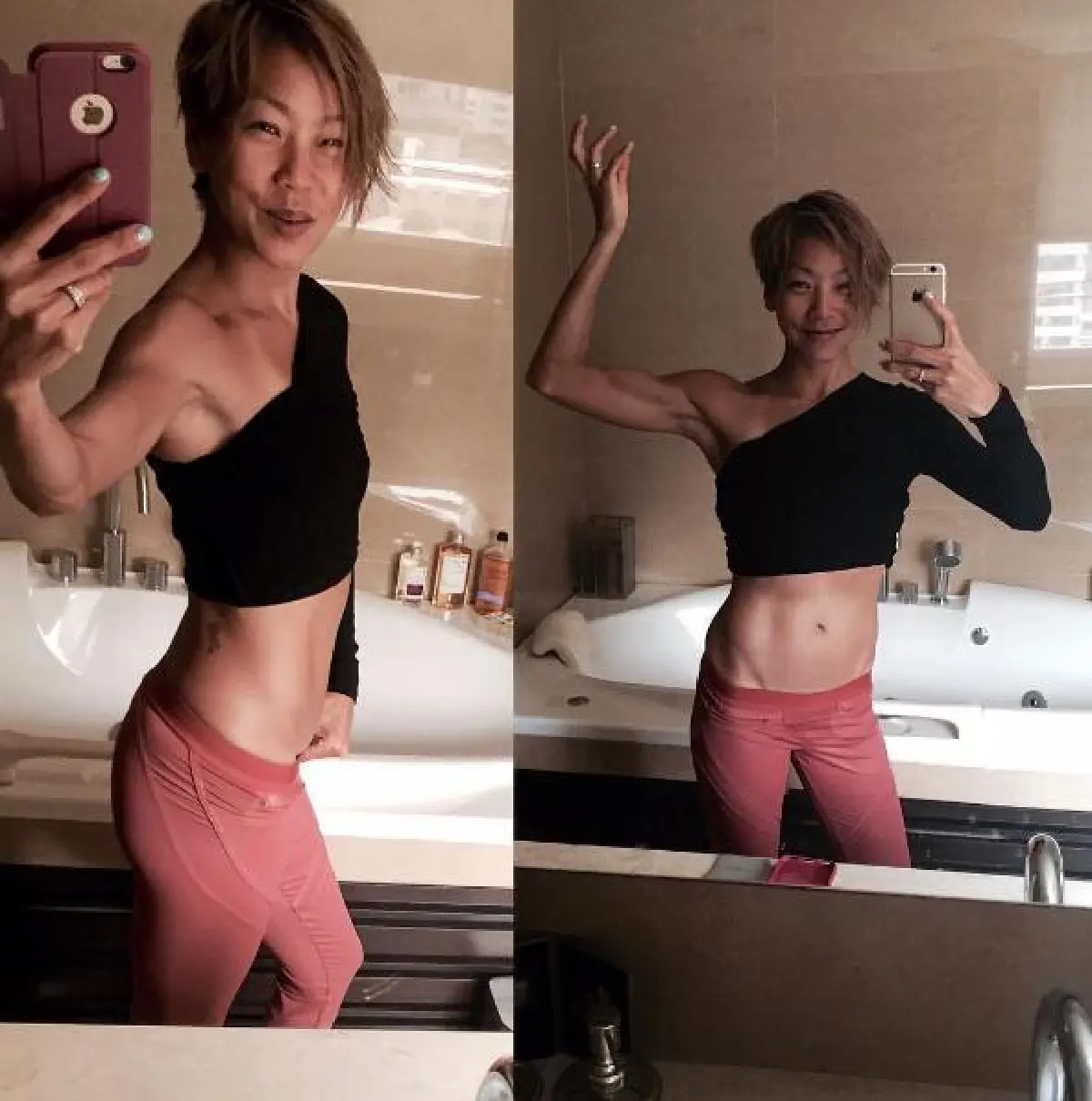 ภาพล่าสุด! เมจิ อโณมา อวดหุ่นสุดเฟิร์มกล้ามแน่นมาก