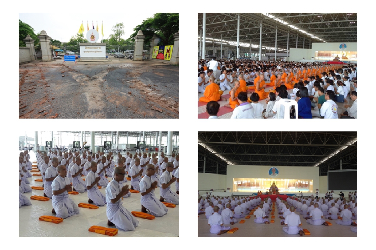 ลูกศิษย์นับพันยังปฎิบัติธรรมตามปกติที่วัดพระธรรมกาย ลูกศิษย์นับพันยังปฎิบัติธรรมตามปกติที่วัดพระธรรมกาย