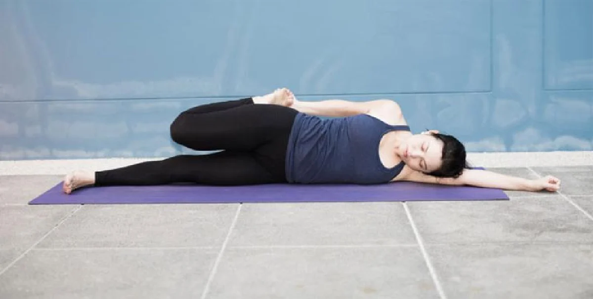 Anatasana Pose Modification ท่าพระนารายณ์บรรทมแบบดัดแปลง