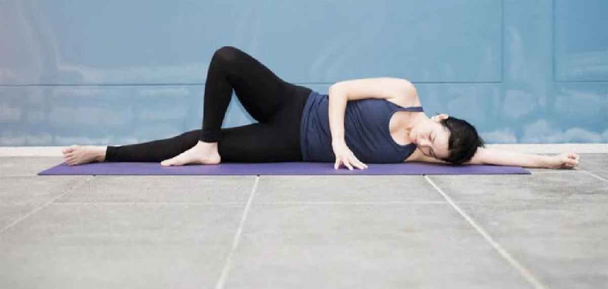 Anatasana Pose Modification ท่าพระนารายณ์บรรทมแบบดัดแปลง