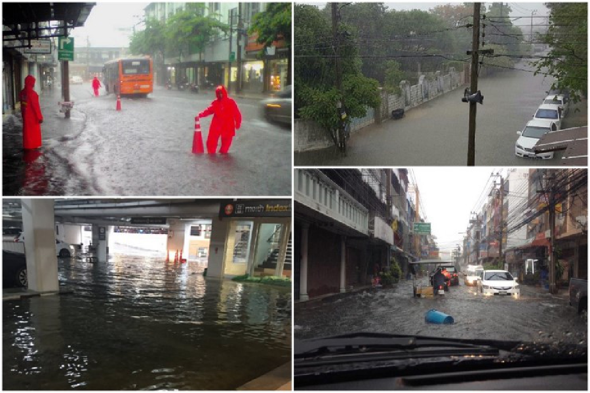 ฝนตกหนักกทม. น้ำท่วมรอระบายหลายพื้นที่ ฝนตกหนักกทม. น้ำท่วมรอระบายหลายพื้นที่