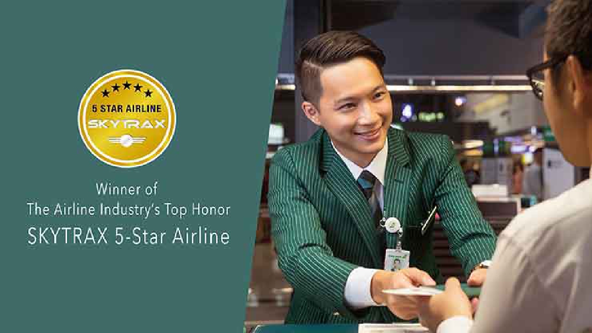 SKYTRAX Awards Prestigious 5-Star Ranking to EVA Air SKYTRAX Awards Prestigious 5-Star Ranking to EVA Air