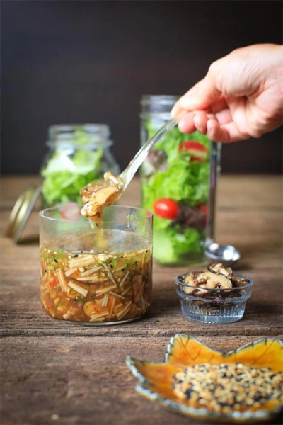 สูตรน้ำสลัดเห็ดจี๊ดจ๊าด A well dressed bowl Mushroom Dressing